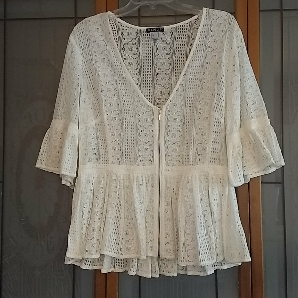 Lace cover top